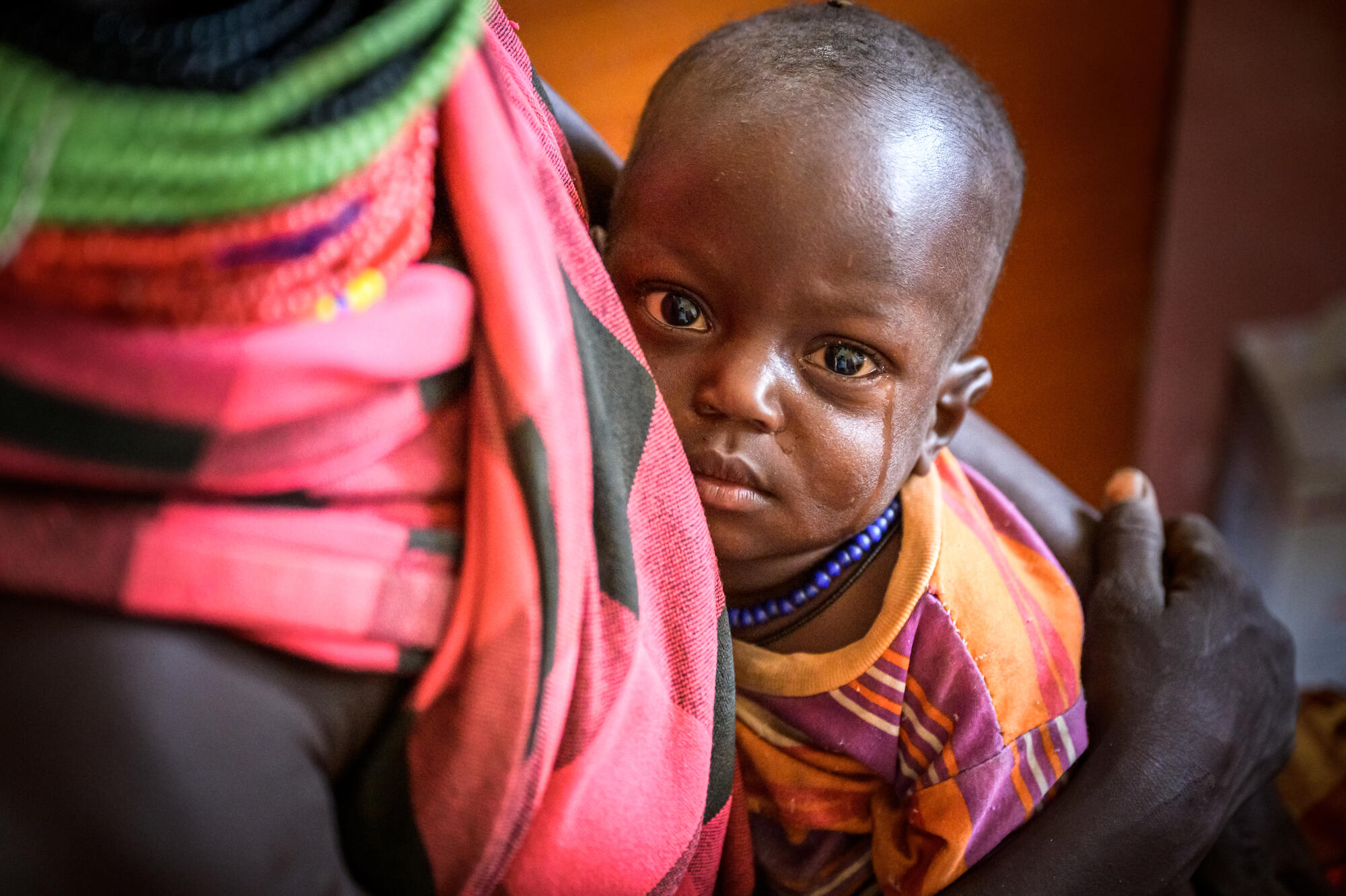 ▲The world is facing a severe food crisis that threatens children's survival. Malik Ebei (pictured), a young child from Kenya, is one of the starving children.