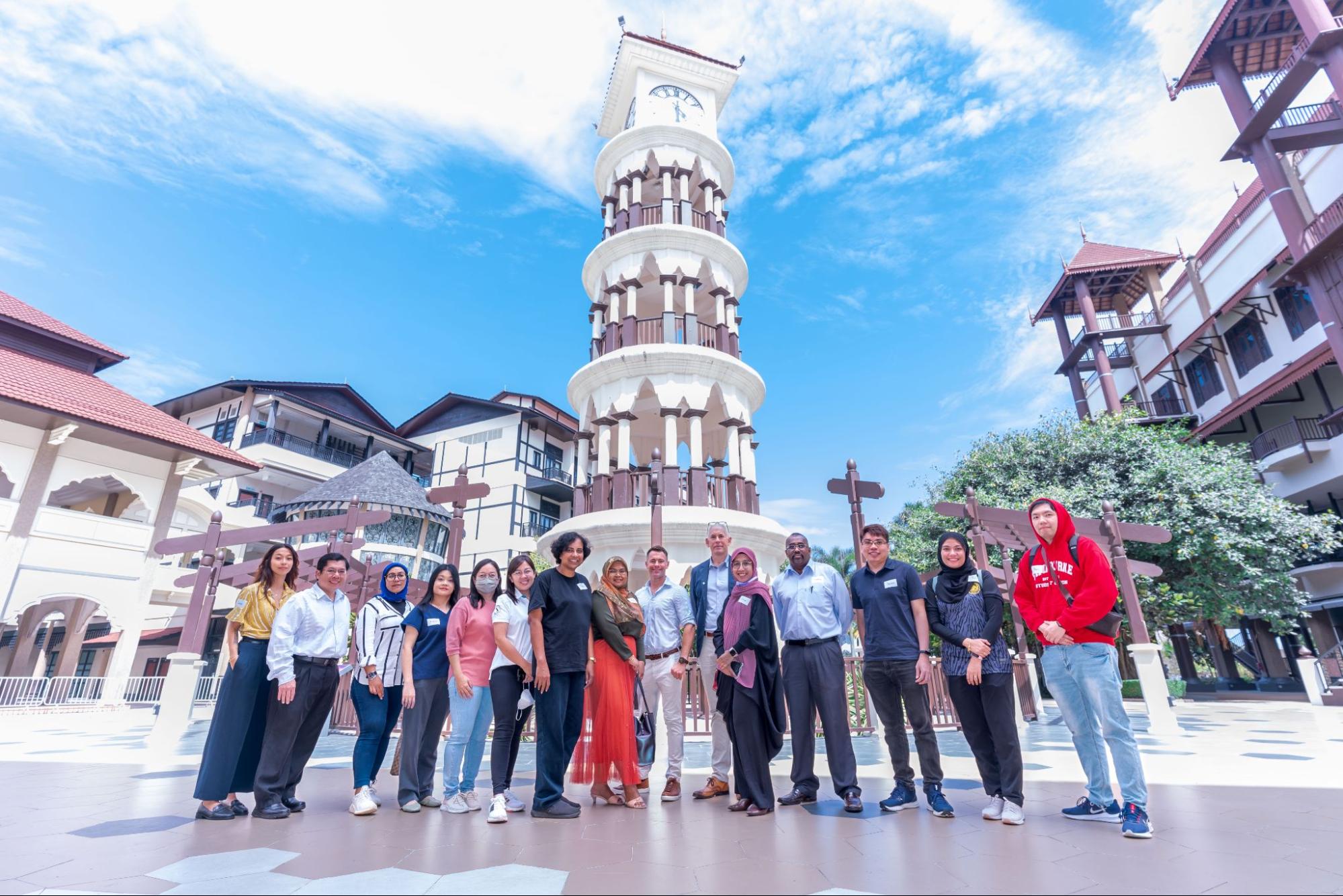 Participants of Hilton MICE Sustainability Series: The Heart of Hospitality, Wellness together with Eugene Oelofse, Marketing and Communications Director of Hilton, Malaysia, Philippines and Sri Lanka and Ian Barrow, General Manager of DoubleTree by Hilton Putrajaya Lakeside.